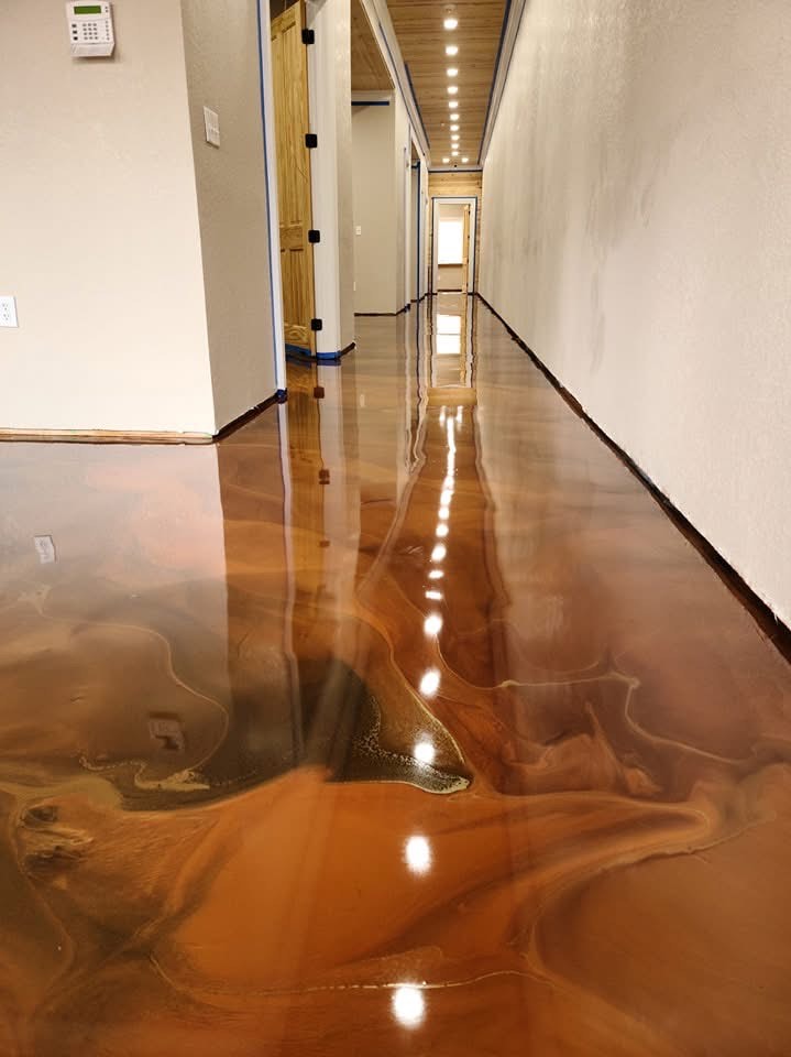 Epoxy flooring installation