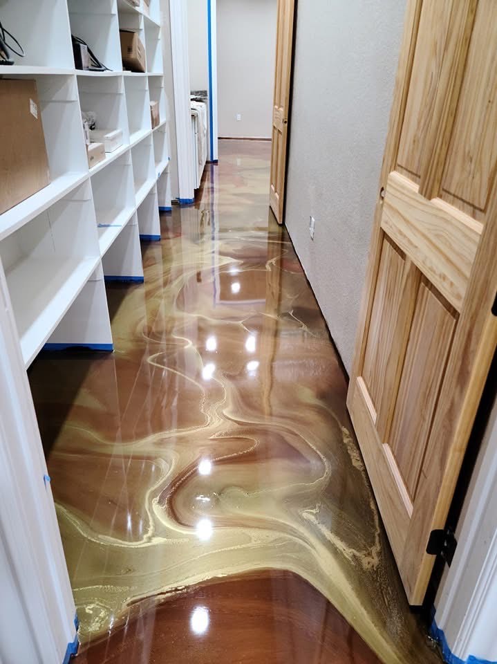 Professional epoxy installation