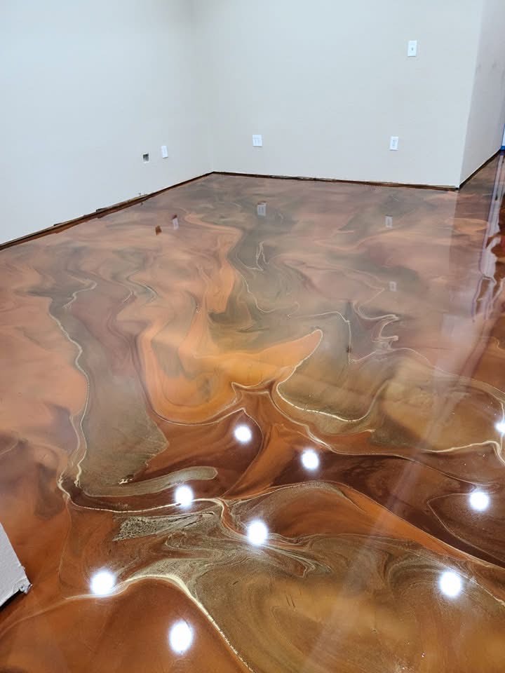 Epoxy bathroom installation