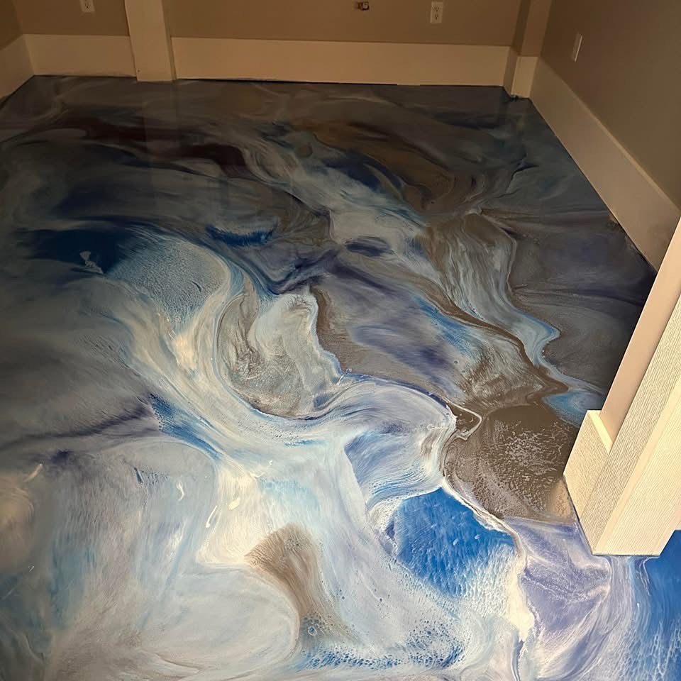 Epoxy floor installation process