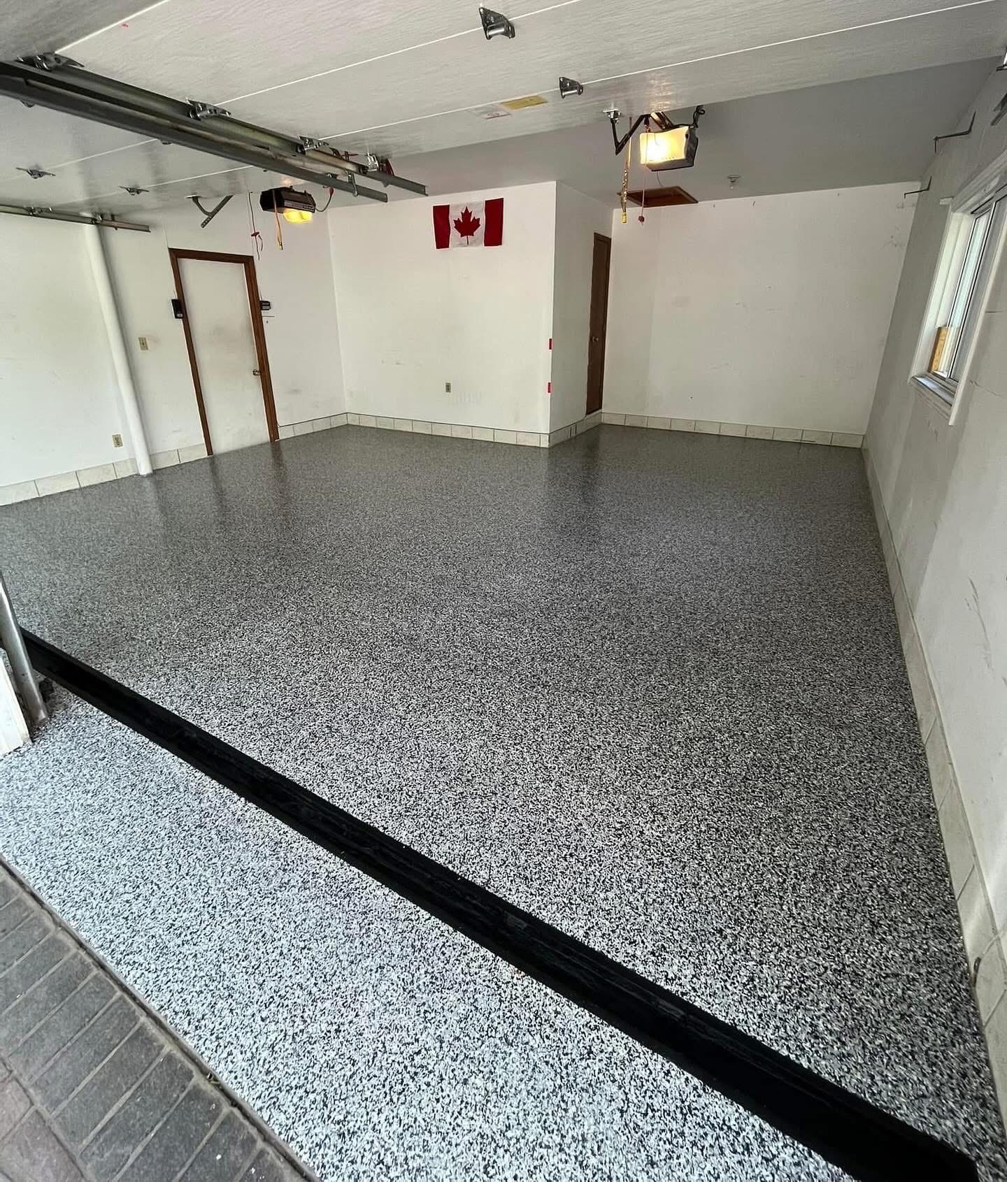 Epoxy garage floor